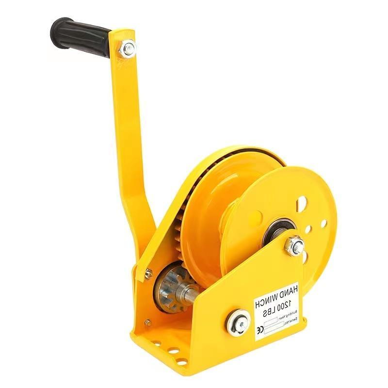 new type manual winch boat winch hand operated cable manual winch for sales