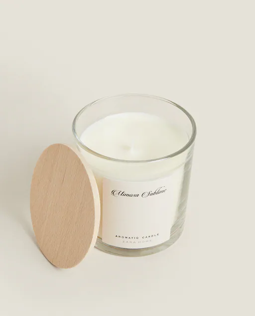 OEM Private Label Luxury Aromatherapy Bougie Soy Wax Scented Candle/candels With Wood Lid