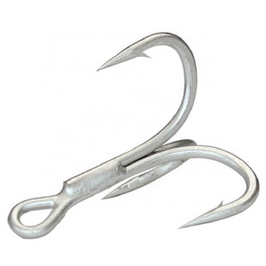 Wholesale High-carbon Steel treble Hooks 4X Strength anchor Hook For Saltwater