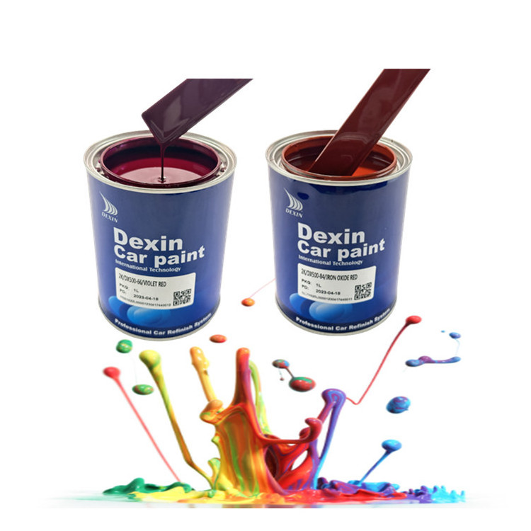 2k solid color car paint automotive paint supplies 2k topcoat repair coating automotive