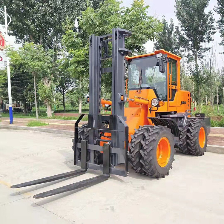 4x4 Fork Lift 6 Ton All-terrain Rough Forklift Off-road Forklift Price For Sale