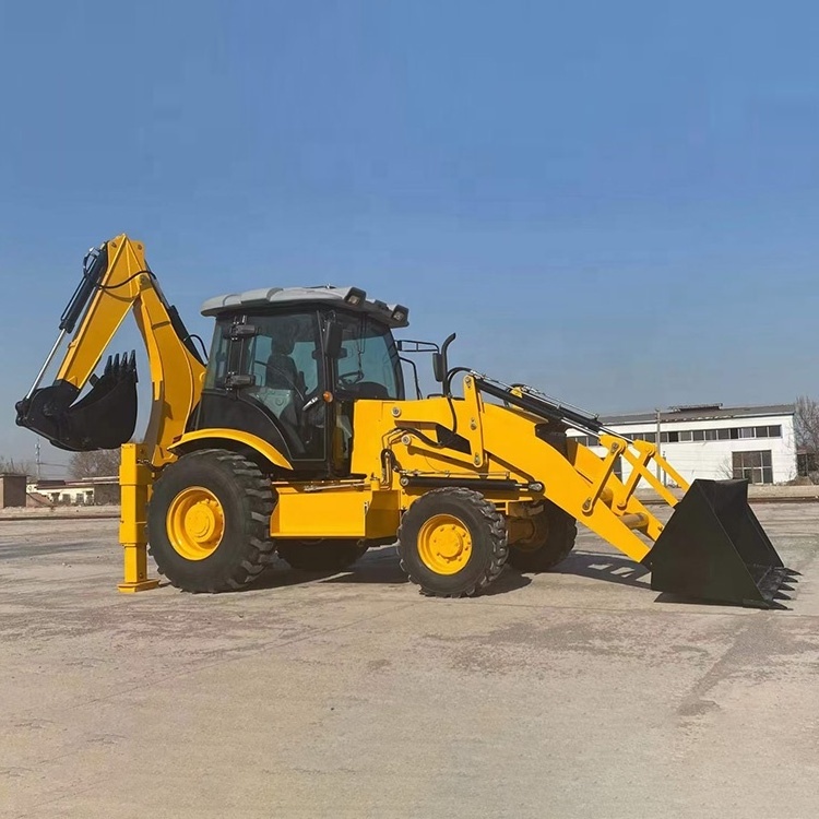 Backhoe Loader Tire 4 Wheel Drive Backhoe new backhoe and loader for construction work