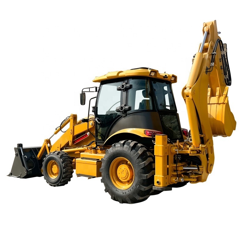 Cheap Backhoe Loader 388 4 Wheel Drive Small Tractor Front End Loader Backhoe for sale