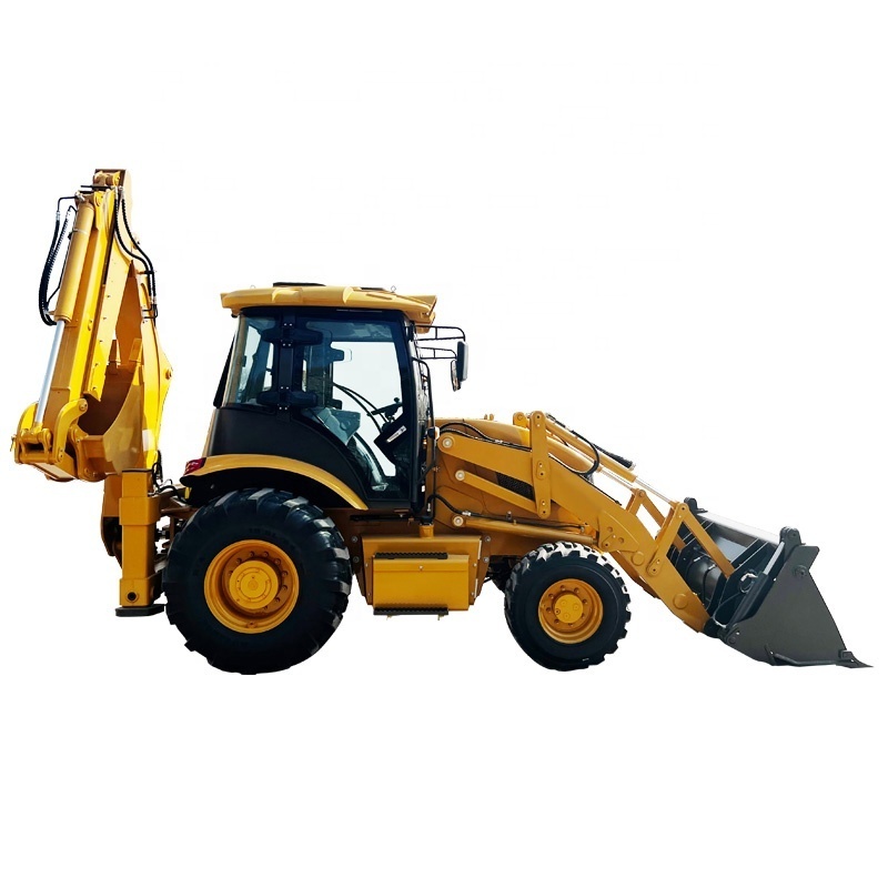 Cheap Backhoe Loader 388 4 Wheel Drive Small Tractor Front End Loader Backhoe for sale