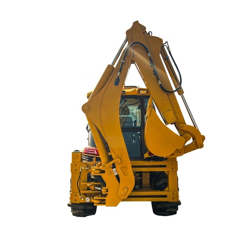 Cheap Backhoe Loader 388 4 Wheel Drive Small Tractor Front End Loader Backhoe for sale