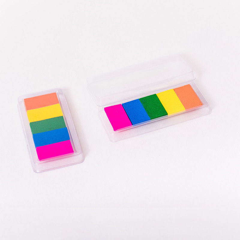 Hot sale custom quick drying ink pad water color stamp pad for kids toy variety colors children ink pad