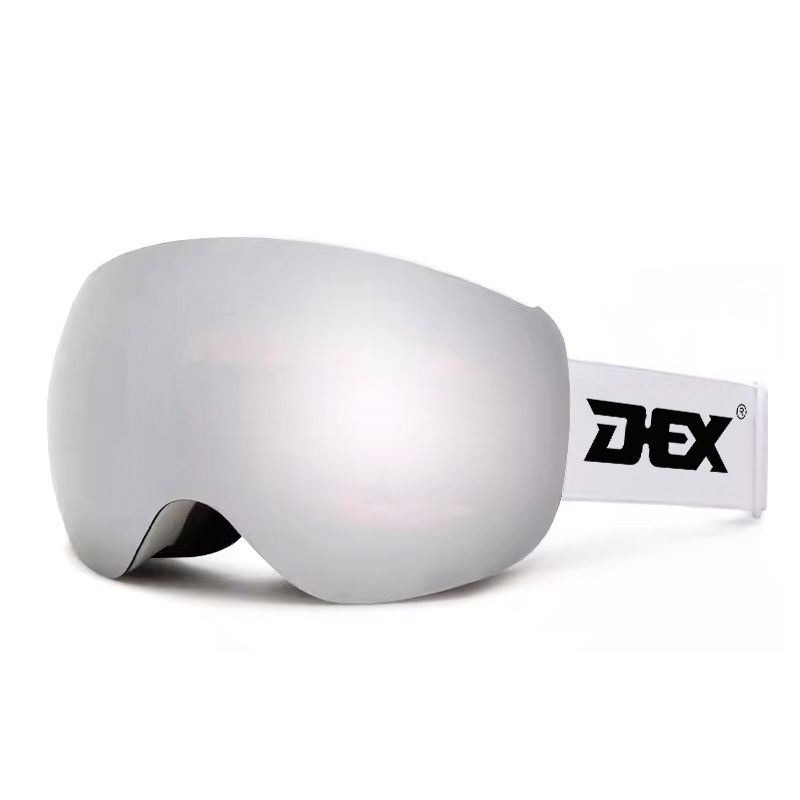 DEX Sports UV400 Ski Snow Goggles Custom Magnetic Anti Fog Interchangeable Lens OTG Ski Goggles Magnetic