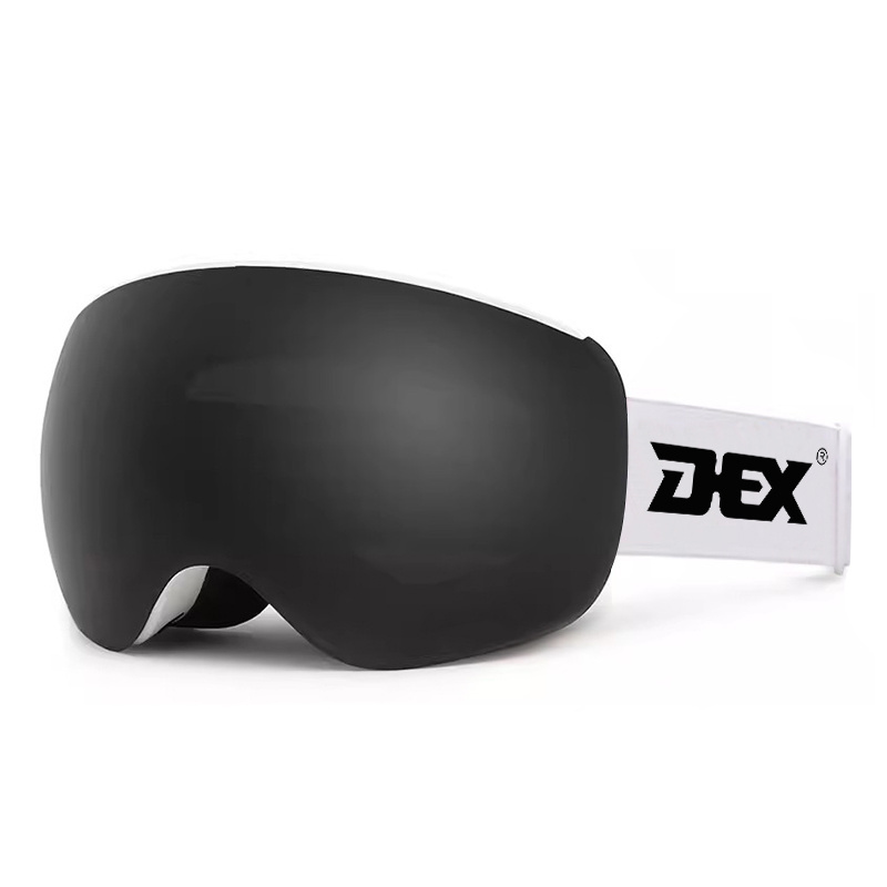 DEX Sports UV400 Ski Snow Goggles Custom Magnetic Anti Fog Interchangeable Lens OTG Ski Goggles Magnetic