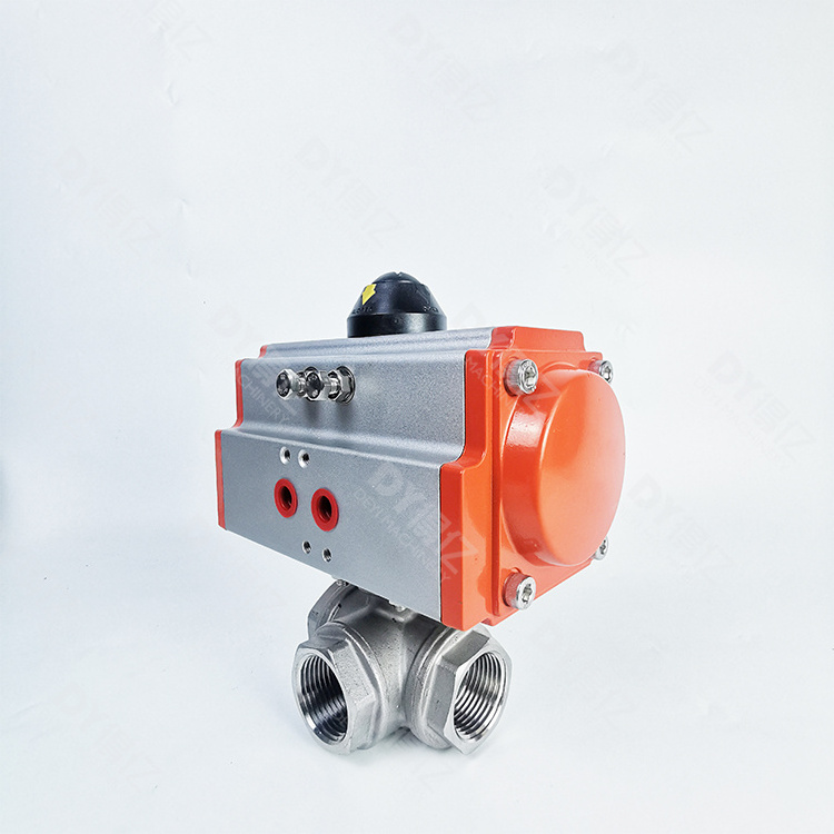 Pneumatic Single Acting Air Actuated Sanitary Ball Valve