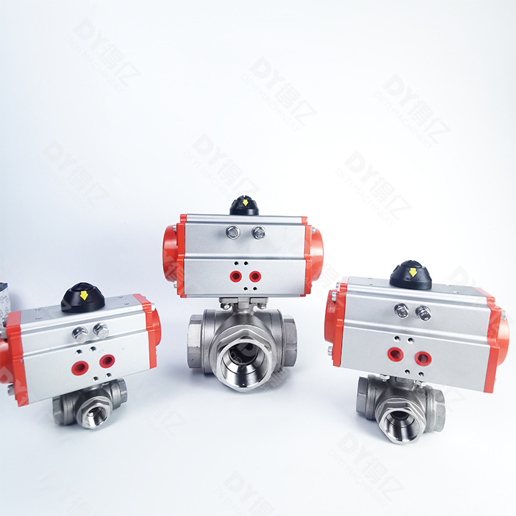 Pneumatic Single Acting Air Actuated Sanitary Ball Valve