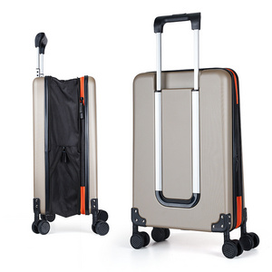 2024 Wholesale Designer Foldable Suitcase Personalized Travel Trolley Bag Suitcase Luggage With Removable Wheels