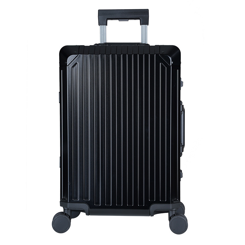 Custom Maletas de viaje All Aluminum Meta Luxury Durable Travel Trolley Bag Suitcase Luggage With TSA Lock