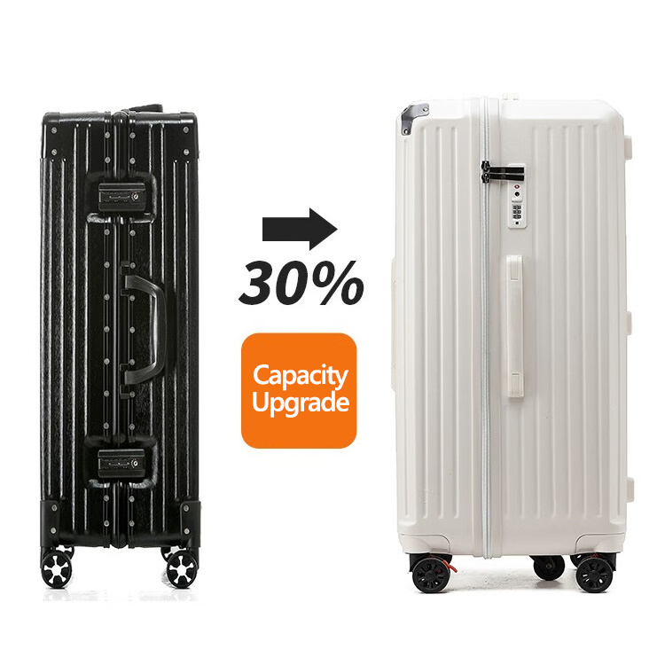 Wholesale Custom Valises Polycarbonate Large Capacity Fashion Travel Trolley Suitcase Luggage With TSA Lock