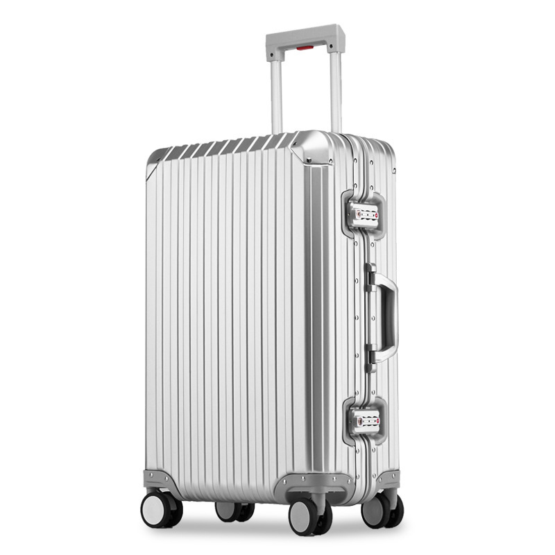 Custom New Magnesium Aluminum alloy Luggage Carry on luxury Travel Trolley Suitcase Luggage With wheels