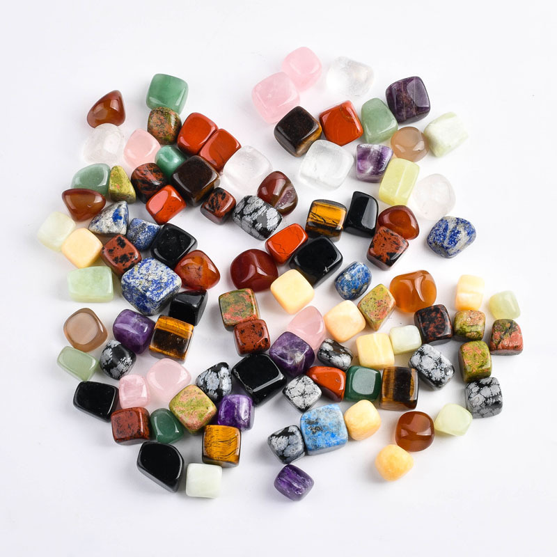 Custom Crystal Mixed Tumble Stone Wholesale Various Types Natural Polished Gemstone Tumbled Stones