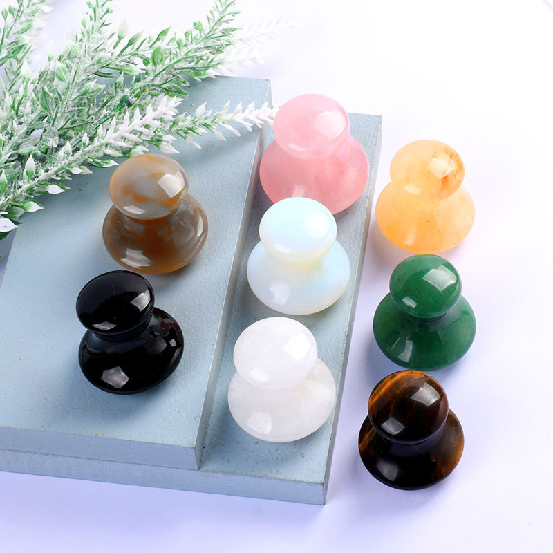 Hot Selling Mushroom Shape Jade Stone Eye Face Skin Care Guasha Massager Custom Logo Natural Crystal Facial Gua Sha Tool