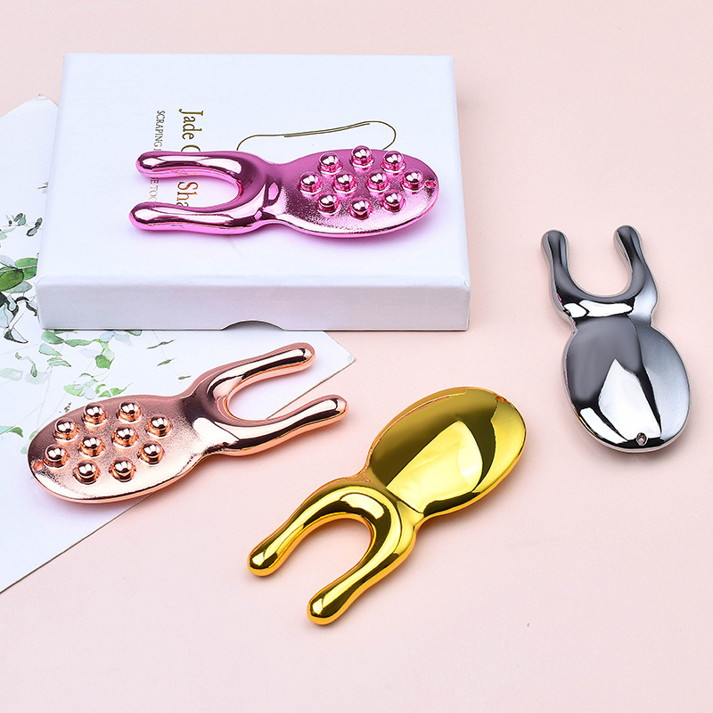 Silver Rose Gold Color Zinc Alloy Nose Lifting Shaper Bridge Shaper Nasal Up Straightener Metal Facial Massage Gua Sha Tool