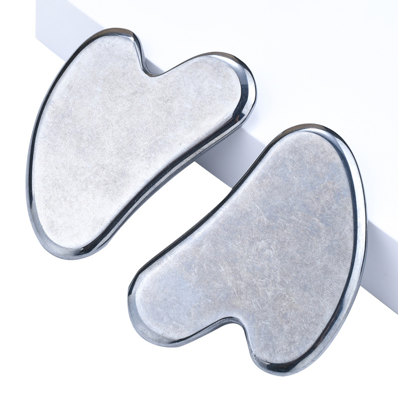 Hot Selling Terahertz Energy Stone Body Guasha Massager Face Skincare Tool Custom Logo Heart Shaped Facial Gua Sha Massage Tool