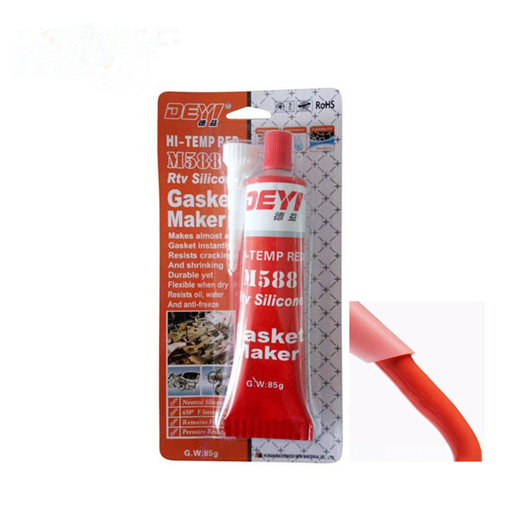 Red acid RTV Silicone Gasket Maker Sealant Adhesive 85g