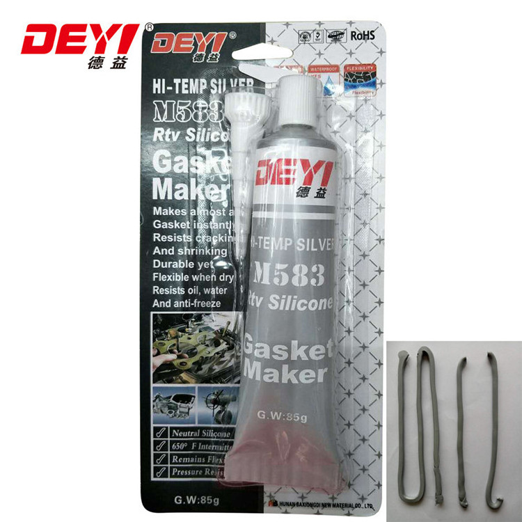 high temperature resistance grey RTV gasket maker silicone