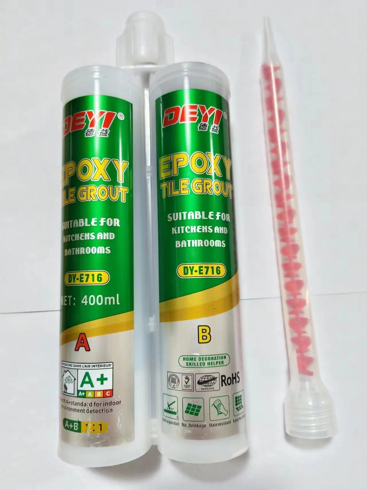 two components epoxy ceramic tile sealant for home decoration