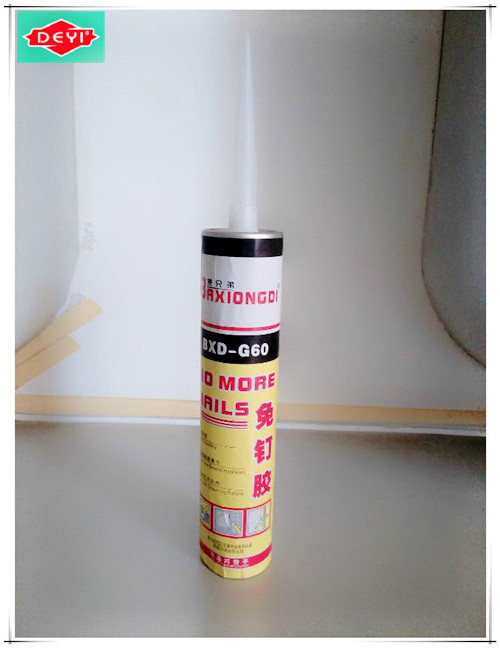 Solvent Free Transparent Liquid No More Nails Glue Heavy-Duty Mounting Glue for Wood,Ceramic,Metal&More,Instant Grab Adhesive