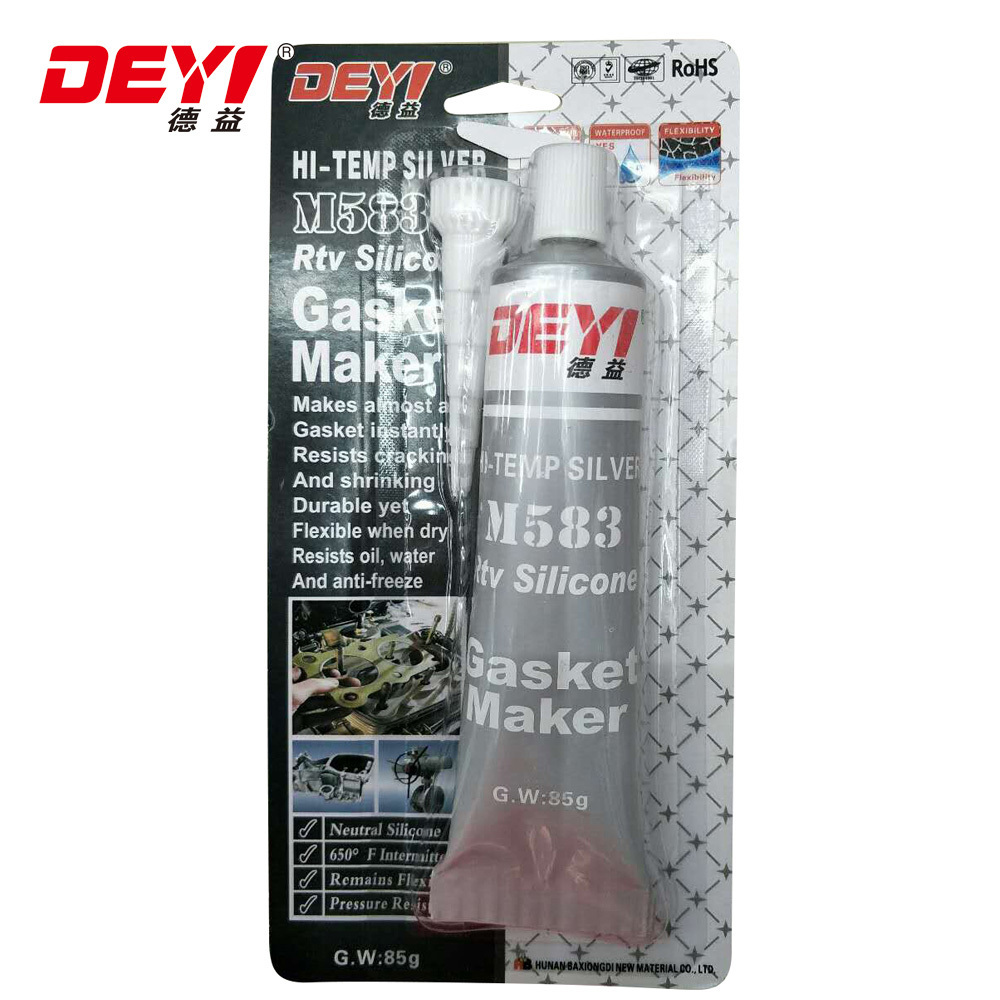 Grey RTV silicone Gasket Maker For Car, neutral High Temperature Gasket Maker & RTV Silicone Sealant