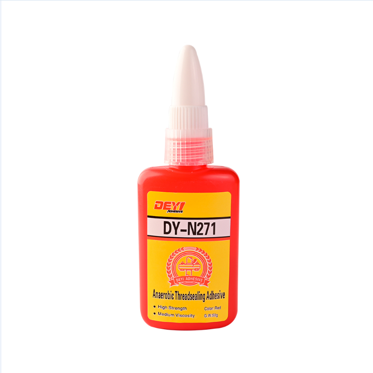 DEYI N271 red high strength screw glue anaenobic adhesive threadlocker