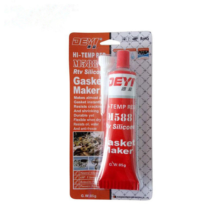 Red acid RTV Silicone Gasket Maker Sealant Adhesive 85g