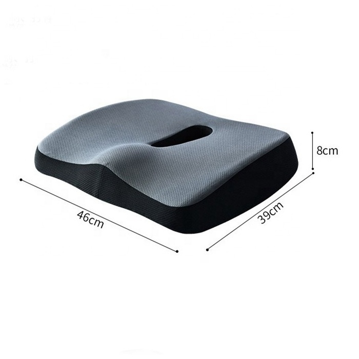 Non Slip Orthopedic Chair Car Hip Gel Seat Cushion Memory Foam