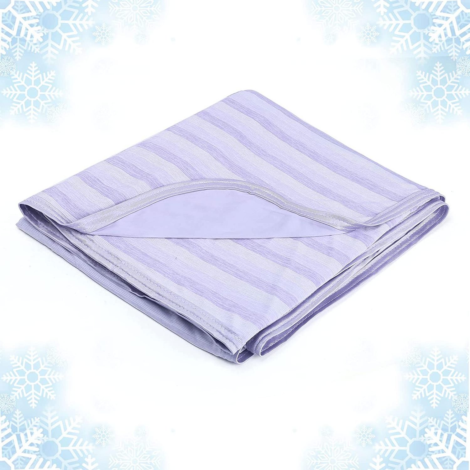 Reversible Lightweight Breathable Throw Nylon Cooling Throw Blanket Cooling Blanket Absorbs Heat Cooling Blanket