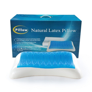 High Quality Neck Gel Slow Rebound Pillow Customized Cervical Contour Pillow Memory Foam Orthopedic Gel Pillow