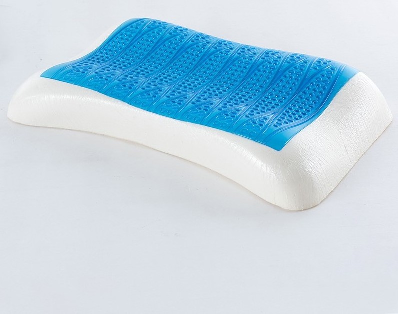 High Quality Neck Gel Slow Rebound Pillow Customized Cervical Contour Pillow Memory Foam Orthopedic Gel Pillow