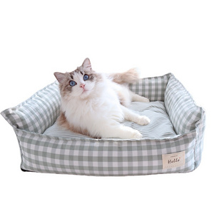 Fashion Cute Pet Beds Cat Mat Washable Removable Sleeping Dogs Mattress Pet Cushion Bed