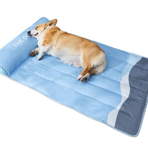 Summer Cold  Feeling Beds Small Cat Medium Luxury Dogs Cool Sleeping Soft Mat Pet Cooling Cushion Mat