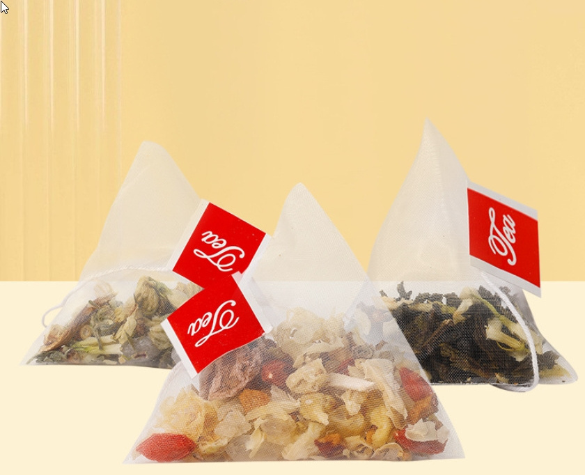 Ginseng multi-treasure tea 8g-Loose triangle bag tea health tea, nylon mesh cloth, tightly sealed