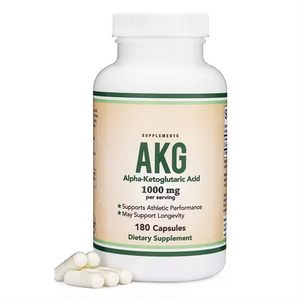 OEM Ca-akg Capsules Anti-Aging Calcium alpha-ketoglutarate Supplement 1000mg AKG Capsules Bulk