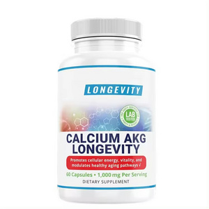 Wholesale Capsules Anti-Aging Calcium alpha-ketoglutarate Bulk Supplement 1000mg CA-AKG Capsules