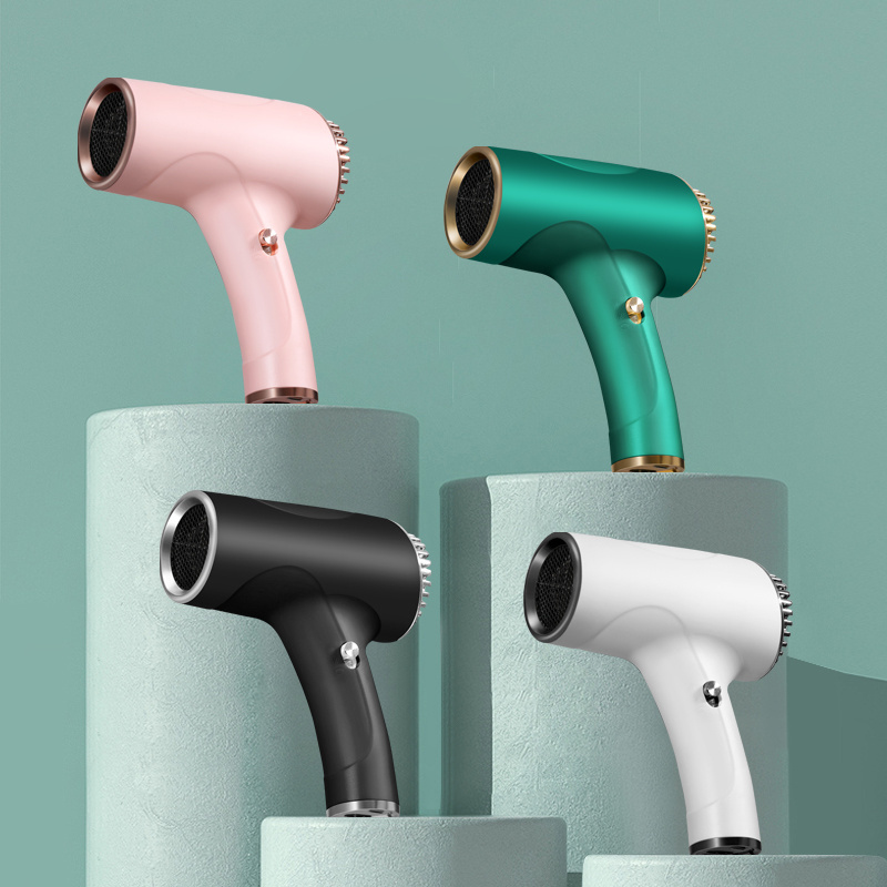 2023 New portable rechargeable Hair dryer Travel mini oil painting Blow Dry cold hot Air Hair Dryer