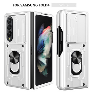 New Sliding Camera Lens Protector Shockproof Phone Case For Samsung Galaxy Z Fold 4