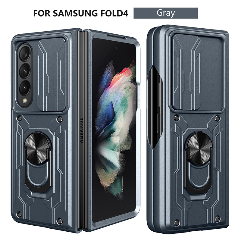 New Sliding Camera Lens Protector Shockproof Phone Case For Samsung Galaxy Z Fold 4