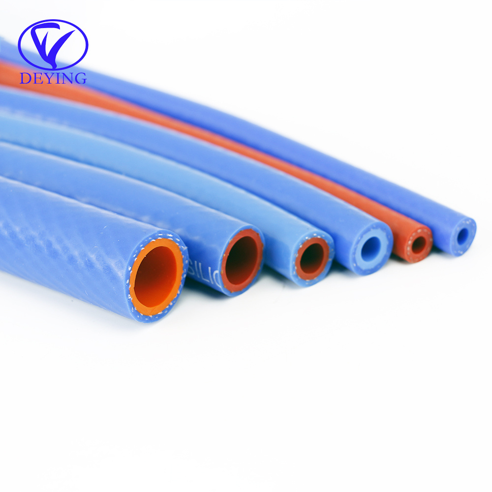 6mm 8mm 12mm 14mm 16mm 18mm flexible auto hose/line/pipe/tube silicone rubber tubing for auto