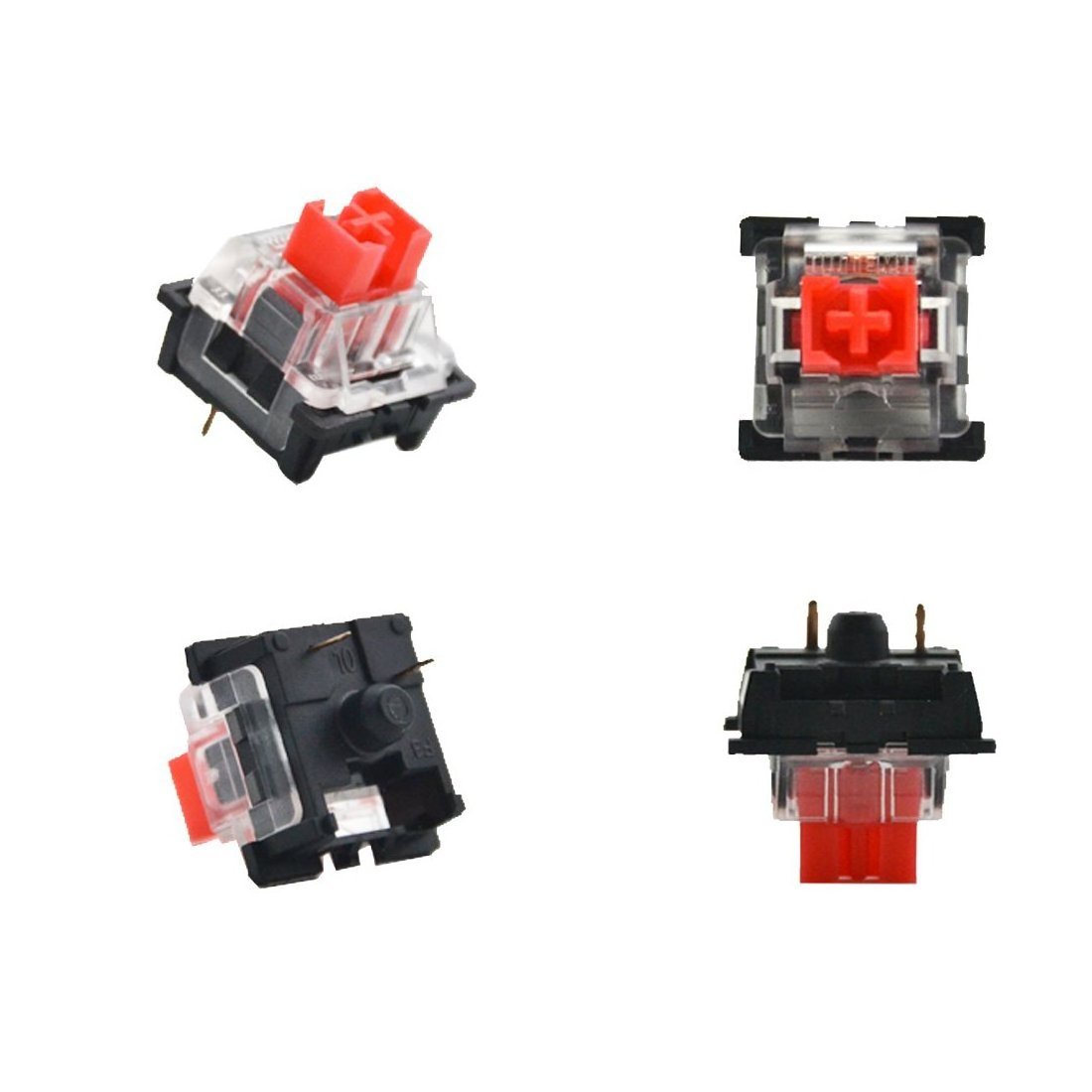 Hot Sale Red Switches 3 Pin Hot-Swappable Linear Switches for Mechanical Gaming Keyboard