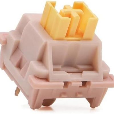 3-Pin 5pins OUTEMU Peach Silent Switch  Pre-lubed Linear Switch  MX DIY Replaceable Switches