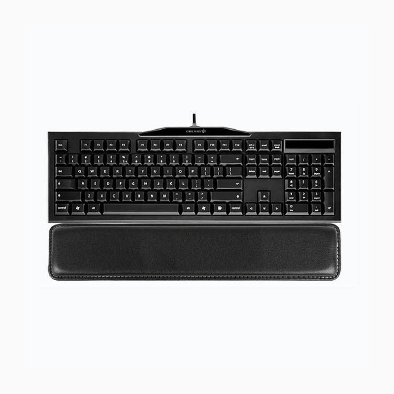 Pu leather memory foam anti slip cushion support computer keyboard wrist rest pads for office gaming typing