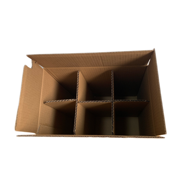 Factory Wholesale Shipping Carton Beer Wine Corrugated Box Packaging