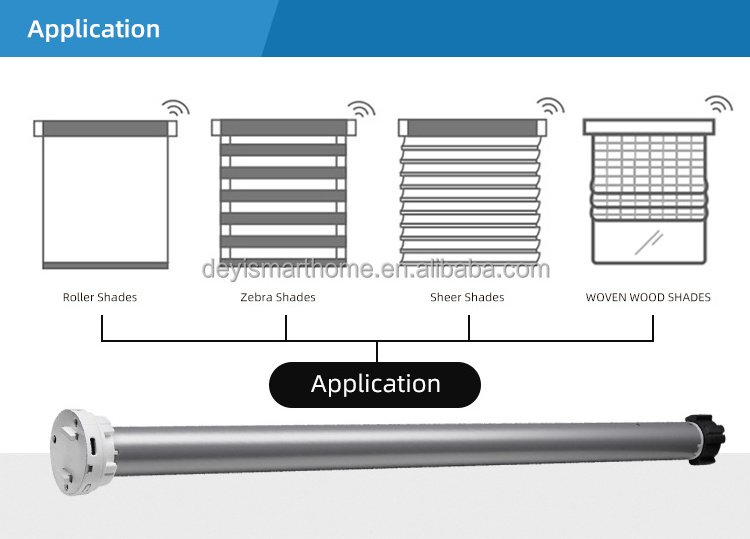 Motor Tubular Dc Roller Shades Tubular Motor 25mm Tubular Motor