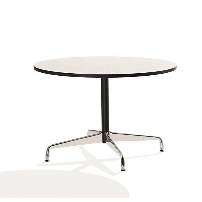 Wood Conference Table Coffee Table with Aluminum legs