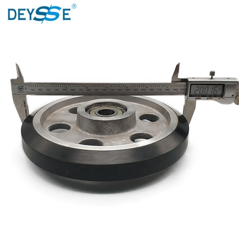 Elevator accessories door parts slider wheel 150mm nylon roller for elevator