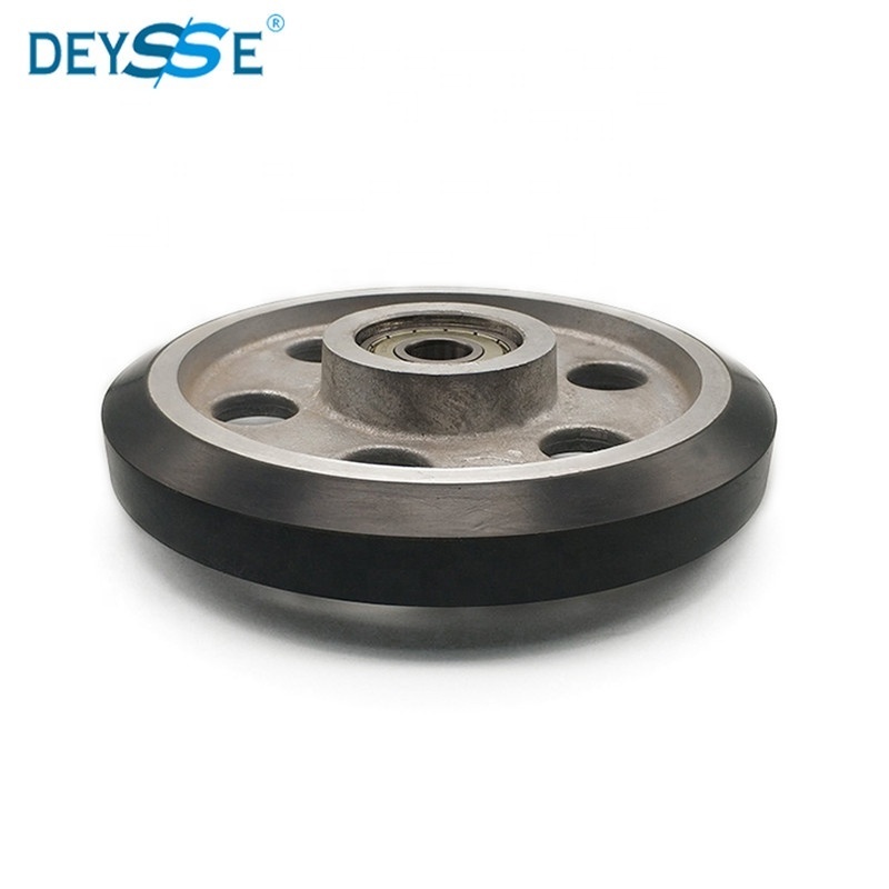 Elevator accessories door parts slider wheel 150mm nylon roller for elevator